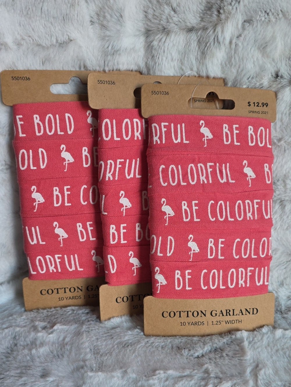 Set Of 3 Cotton Garland by The Spring Shop